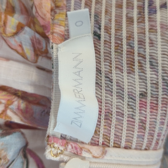 Zimmermann Midi Tie Shoulder Dress - Picture 6 of 7